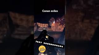 Conan exiles Obserwujemy ludzi z wysokich skałek [upl. by Ahseiyn]