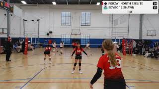 Forza1 North 12 Elite vs SDVBC 12 Shawn  Set 1 [upl. by Druci]