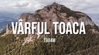 Vârful Toaca 1904m  Masivul Ceahlau  Video Dronă [upl. by Carlile]