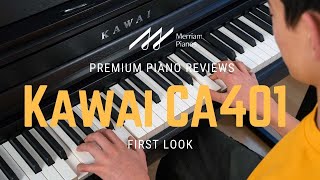 🎹 Exclusive Kawai CA401 Digital Piano  First Look at NAMM Show  CA49 Upgrade 🎹 [upl. by Eille]