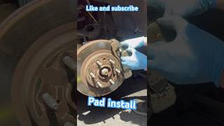 🤯 How To Replace Truck Brake Pads EASY mechanic automotive truck [upl. by Enelcaj]