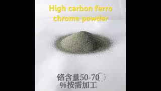 High carbon ferro chrome powder Cr69 C 85 9 [upl. by Frame]