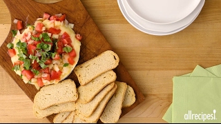 How to Make Hot Bruschetta Dip  Appetizer Recipes  Allrecipescom [upl. by Anaitsirc]