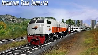 Indonesian Train Simulator  Android Gameplay HD [upl. by Ennairak991]