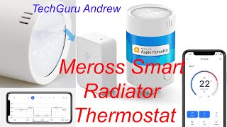 Meross Smart Radiator Thermostat MTS150HHK REVIEW [upl. by Mharba]