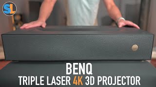 BenQ V5000i 4K 3D Triple Laser Ultra Short Throw Projector Review  Settings [upl. by Dhumma]