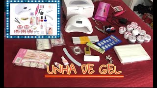 KIT DE UNHA DE GEL NO MERCADO LIVRE [upl. by Norrek]