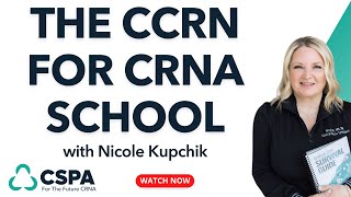 96 The CCRN For CRNA School With Nicole Kupchik [upl. by Claudio]