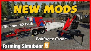 fs19 new mods ITRunner PackCraneFarmtech Duras trailer ps4 xbox [upl. by Niryt805]