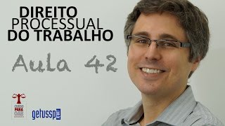 Aula 42  Direito Processual do Trabalho  Custas [upl. by Niuqaoj460]