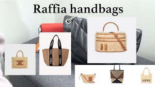 Raffia bags Luxury summer handbags [upl. by Adahsar]