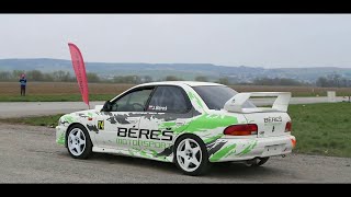 Jozef Béreš with a 480HP Subaru GC8 Onboard Slalom Cestice 20240316Béreš Motorsport [upl. by Rosalia916]