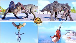 Some of The Most Favorite Dinosaur amp Reptiles Animations Part 3 🦖 Jurassic World Evolution 2  JWE [upl. by Wendalyn827]