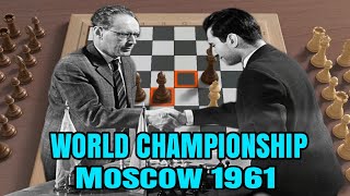 SERU PERTANDINGAN CATUR PALING BERSEJARAH botvinnik mikhail vs mikhail tal 1961 [upl. by Yenettirb244]