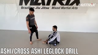 Ashi Garami  Reverse X Guard  Backstep Leglock Drill  Matrix Jiu Jitsu [upl. by Caruso]