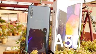 Samsung Galaxy A50 Review with Pros amp Cons  Camera Phone [upl. by Anewor]