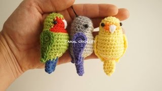 Agaporni o inseparable amigurumi tutorial [upl. by Possing]