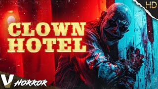 CLOWN MOTEL  HD CLOWN HORROR MOVIE  FULL SCARY FILM IN ENGLISH  V HORROR [upl. by Xanthus]