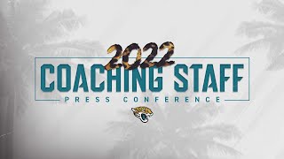 2022 Coaching Staff Introductory Press Conference  Jacksonville Jaguars [upl. by Dulcie]