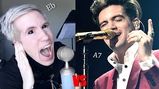 Comparing My Vocal Range to Brendon Urie Panic At The Disco [upl. by Belen]