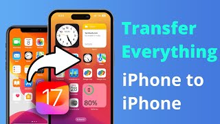 3 Ways How to Transfer Everything from iPhone to iPhone After Setup  iOS 17 [upl. by Bathsheeb]