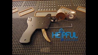 98 How To Pick A Lock With A LockPick Gun Snap Gun [upl. by Kylynn]