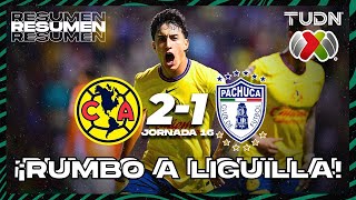 HIGHLIGHTS  América vs Pachuca  Liga Mx AP2024  J16  TUDN [upl. by Nhguavad991]