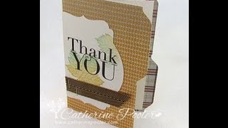 File Folders  Stampin Up Envelope Punch Board [upl. by Arbmat]