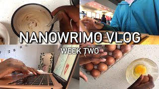 nanowrimo vlog 2022  week two [upl. by Acila]