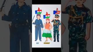 India🇮🇳 America🇺🇸  I Love My Country  🇮🇳 Independence day drawing shorts art viral [upl. by Nnazus]