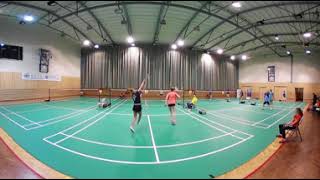 Štvorhra žien  bedminton Univerziáda 2018 [upl. by Arhsub]