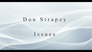 Don Strapzy  Issues  Lyric Video [upl. by Ardnasil]