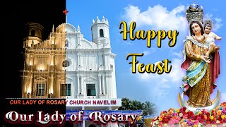 Feast of Our Lady of Rosary Church Navelim 2023  Goa  Catholic Church  Goa festivals [upl. by Etessil585]