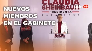 🚨¡Última Hora Claudia Sheinbaum da nuevos nombramientos de su gabinete ampliado [upl. by Eaneg]