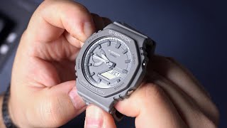 HOW TO SET TIME amp DATE  GSHOCK GA2100  Updated 2024 [upl. by Thun924]