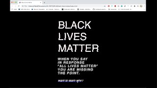 Black Lives Matter MicroSite Glitch Effect Tutorial HTML SCSS CSS [upl. by Dorette]