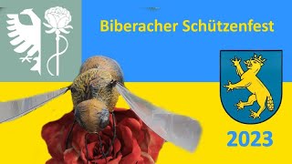 Biberacher Schützenfest 2023 Bunter  Festzug [upl. by Eniawed]