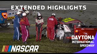 Austin Hill wins on dramatic final lap at Daytona  Extended Highlights [upl. by Yecac]