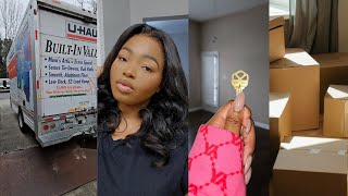 Moving Vlog  1 Year Anniversary Living Alone  Bitter Sweet Moments  Packing  New Apartment [upl. by Aylatan]