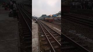 Brahmaputra Express train is running in the evening train railway rail keretaapi [upl. by Wells91]