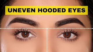 How To Everyday Makeup On UNEVEN HOODED Eyes [upl. by Tuinenga126]