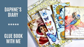 🦋 Daphne’s Diary Magazine Journal Series  Glue Book With Me 🦋 [upl. by Enoch870]