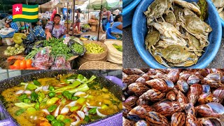 Buying and cooking Togolese most delicious and appetizing foods in lomé Togo 🇹🇬 west Africa 🌍 [upl. by Jer]