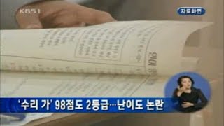 ‘수학 영역’ 98점도 2등급…난이도 논란 [upl. by Biamonte]