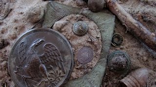 REB Digs Archaeological Excavation of the 55Th Massachusetts Soldiers on Folly Beach SC [upl. by Davis]