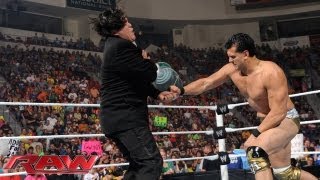 Alberto Del Rio attacks Ricardo Rodriguez Raw August 5 2013 [upl. by Renaud31]