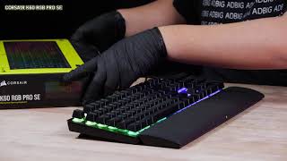 จ่ายไม่เยอะก็จับคีย์บอร์ดเกมมิ่ง PBT แบรนด์ดังได้ CORSAIR K60 RGB PRO SE [upl. by Eanil]