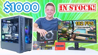 1000 Gaming PC You Can Build RIGHT NOW Full Build Guide w 1080p Benchmarks [upl. by Elahcar102]