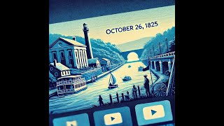 Erie Canal Opens Overview – October 26 1825 [upl. by Suivatnom]