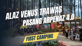 PENGALAMAN PERTAMA MEMASANG TENDA DECATHLON ARPENAZ 40 TERMUDAH DI ALAZ VENUS TRAWAS [upl. by Trill]